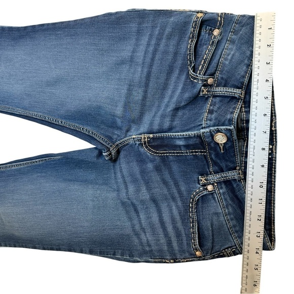Wrangler Retro Mae Denim Mid Rise Bootcut Western Cowgirl Jeans Size 5/6 - Picture 6 of 8